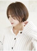 丸みショートボブ 伸ばしかけの方にもぜひ