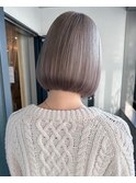 ハイトーンカラー_ミルクティーアッシュ_