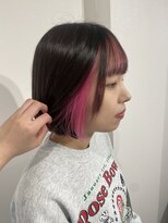 ヘアーアンドメイク ベリーベリー(HAIR&MAKE berry2) 【インナーカラー×ピンク】※ブリーチ必須