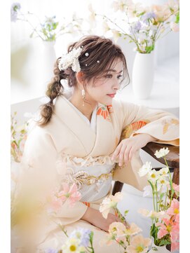 ヘアセットサロンシャルメ 梅田店(Hair Make Salon CHARMER) 《ヘアセット》成人式に!大人気ふわふわ編み下ろしヘア