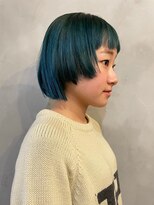 テテコケット(tete coquette)&nbsp;【若松 詩季】オン眉ボブ/レイヤーカット/デザインカラー