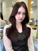 韓国/髪質改善/熊本韓国ヘア/顔まわり/レイヤー/前髪/上通り