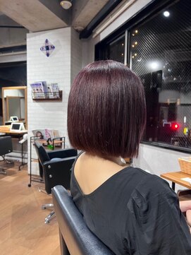 ビス ヘア アンド ビューティー 西新井店(Vis Hair&Beauty) 20代30代40代デザインカラーグラデーションブリーチ小顔