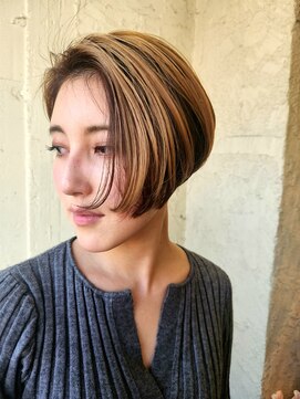 ペネロープ(Penelope) 【新宿】ショートボブアンブレラカラー20代30代40代似合わせ