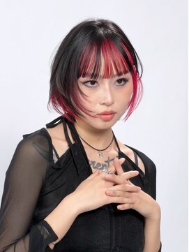 アルバム 新宿(ALBUM SHINJUKU) 似合わせカットウェーブミディアムメルティカラー_F20452