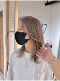 #大人可愛いミルクティーカラー