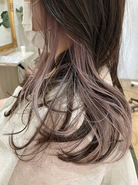 エブリ(every) ホワイトピンクのインナーカラー