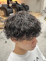 ラヴィズムバイフィフス(LUVISM by fifth)&nbsp;波巻きスパイラルパーマ波巻きパーマメンズパーマ新潟万代