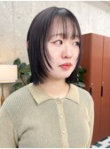 イメチェン/ホワイトブロンド/外ハネボブ/美髪/栄/矢場町r88