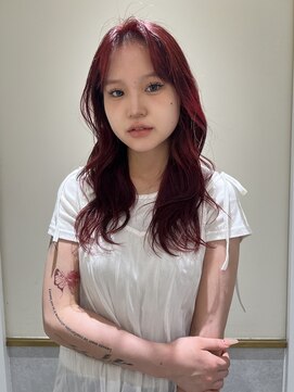 ゼスト フィーノ(ZEST fino) 【大宅種乃】オシャレ見えレッドレイヤースタイル