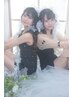 【ペア割】平日10時以降 2名様ヘアセット新規￥1800～再来￥1900~(おひとり様