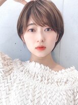 セイドット リー(Say. Ree)&nbsp;Say.ショートボブホワイトグレージュミニウルフぱっつん前髪青山