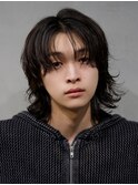 メンズボブメンズミディアムパーマスパイラルパーマルーズパーマ