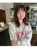 ミディアムレイヤースタイル