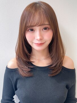 アンアミ シブヤ(Un ami shibuya) 【TOMI】レイヤーカット/ミディアムヘア/くびれヘア