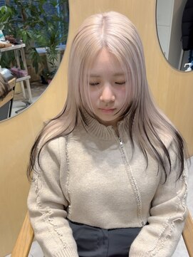 スタン 渋谷(Stam) 【韓国風】フェイスフレーミング×白ベージュ