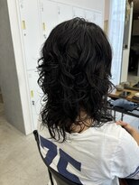 テラス トヨタ(Telasu Toyota)&nbsp;朝楽可愛い5分セット！レイヤーウルフのくるふわウェーブパーマ