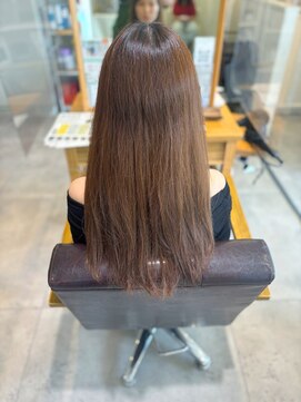 ブレンドバイハピネス(Blend by happiness) レイヤーロング×髪質改善×奈良　　Before