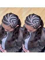 ベイビーズブレス(Baby's breath) 【デザインコーンロウ】#ブレイズ #コーンロウ #倉敷