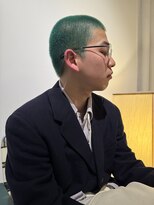 ヌース(NOOS) メンズハイトーンボウズバズカットダブルカラー