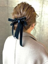 セル(CELL)&nbsp;ヘアセット 結婚式 ヘアアレンジ お団子ヘア お呼ばれへア 20代