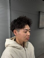 ガオプロデュースバイレボ(gao produced by revo) スパイキーショートアクティブショート短髪ツイストピンパーマ柏