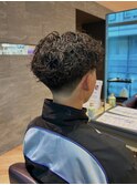 【メンズ山田】10代20代シャドウパーマ×テーパーフェード