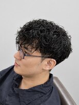 スター(STAR) メンズナチュラルカール×無造作マッシュ|清潔感ヘア
