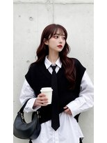 コートフィールエー(CO_T feel.a)&nbsp;艶◎チェリーレッドで大人可愛く！周りと差がつく髪