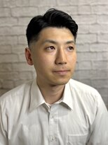 グレイスフルバーバー 赤坂見附店 73分けのスキンフェードスタイル