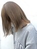 カット＋ブリーチなしダブルカラー【ダメージレスで高発色&透明感】￥16500