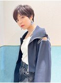 ハンサムショート/丸みショートボブ/20代30代40代50代/顔周り
