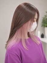 エイチエムヘアーホーム 池袋2号店(H M hair home)&nbsp;ミルクブラウン/インナーカラー/ピンクミルクティー/池袋