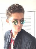 外人風パーマ