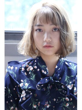 ヘア アンドメイク キヨシ(Hair and Make kiyoshi) kiyoshi/ナチュラル　＊透明感BOB＊