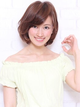 ヘアステージ ラプリュム(HAIR STAGE Ra Plume)の写真/春のカラーチェンジもお任せ！頭皮と髪に優しいオーガニックグレイカラーで明るめ発色も美しく仕上がる☆