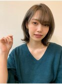 シンプル外ハネレイヤーボブ＜Buzzさの＞