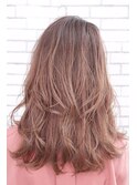 黒髪/クラゲヘアー/オリーブグレー/小顔/ココアベージュ