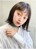【Taylor 】☆大宮 暗髪カラー×外はねミディアム