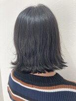 シエル 立川店(CIEL)&nbsp;【CIEL 佐藤】外ハネボブ　ブルーブラック