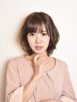 ポンテ 大野城店(ponte)&nbsp;やわらかベージュ系カラー×ふんわりボブ