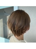 ☆大人ハイトーン×ショートヘア×柔らかベージュ☆20代30代