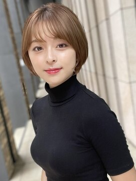 アフロート ギンザ(AFLOAT GINZA) AFLOAT GINZA【仲道 弘泰】シースルーバングの大人ショートヘア