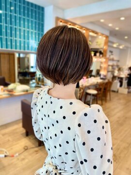 ペイジバイネオリーブ 吉祥寺店(Paige by Neolive) 細かめハイライトとマッシュボブ