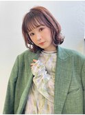 ナチュラルミデ×ハイライト【髪質改善/デザインカラー】