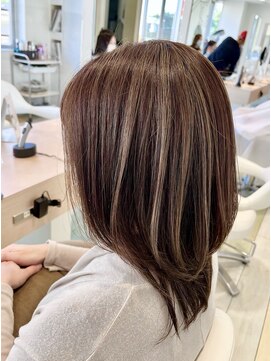 ヘアークラフト アニー 南郷18丁目店(HAIR CRAFT Annie) 白髪ぼかしハイライト