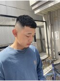 ツイストスパイラルサイドパート韓国マッシュ23