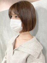 ラルムバイシー 新宿(LARME by Sea)&nbsp;ショート・ボブ×ダークアッシュ/モード[韓国/前髪]