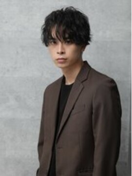 ヘアーカッティングガーデン ジャック モアザン 松山店 メンズパーマ/前下がり/刈り上げ ［松山市駅/白髪ぼかし］