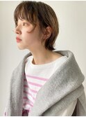 ショートボブ×ニュアンスパーマ